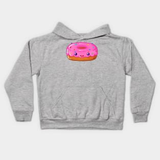 cute donut kawaii Kids Hoodie